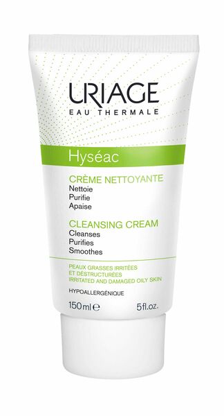 Uriage Hyséac Čisticí krém na vysušenou pleť při medikamentózní léčbě akné 150 ml porovnat ceny