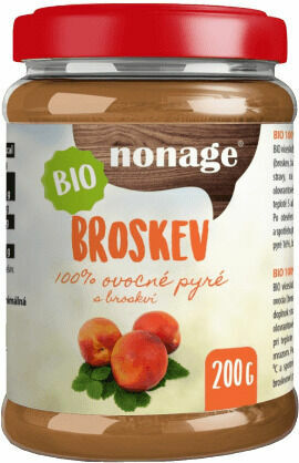 Nonage Bio Broskvové ovocné pyré 200g porovnat ceny