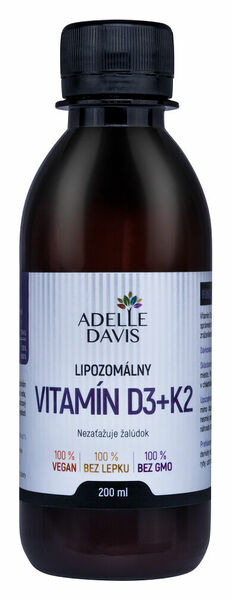 Adelle Davis Lipozomální vitamín D3+K2 200ml porovnat ceny