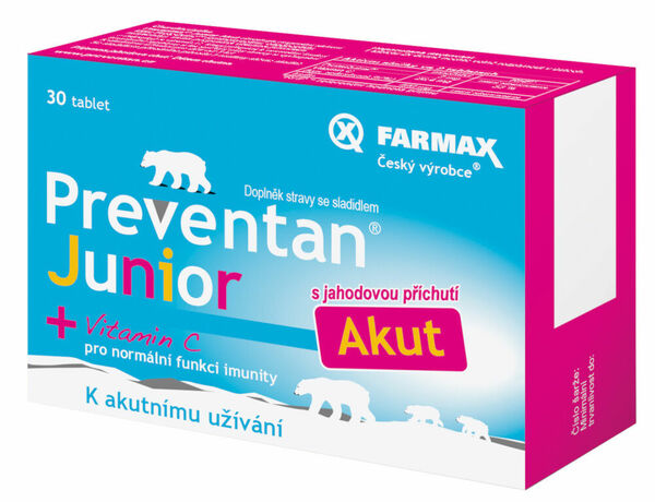 Preventan Junior Akut 30 tablet porovnat ceny