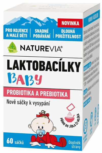 Swiss NatureVia Laktobacílky baby 60 sáčků porovnat ceny