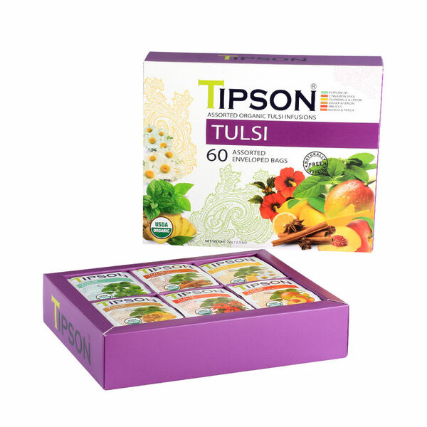 TIPSON Tulsi assorted bylinný čaj 60 sáčků BIO porovnat ceny