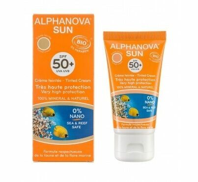 Alphanova Sun Opalovací tónující krém SPF 50+, 50g porovnat ceny
