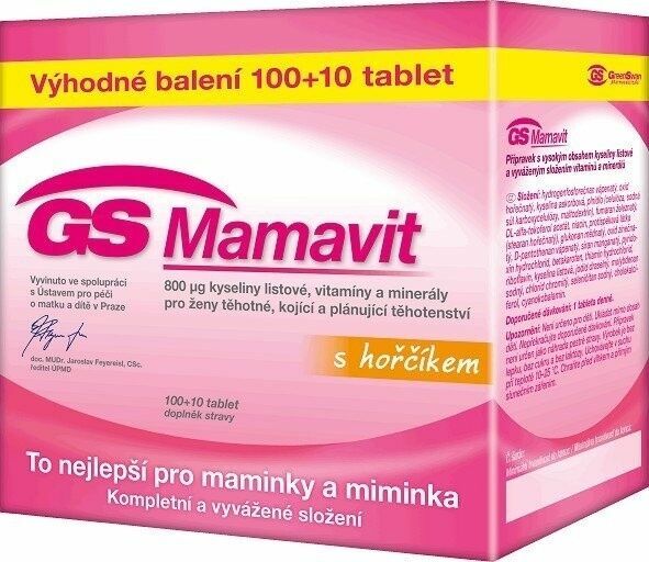 GS Mamavit 100+10 tablet porovnat ceny