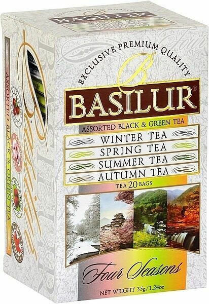 BASILUR Assorted Four Seasons 10x1,5g a 10x2g porovnat ceny