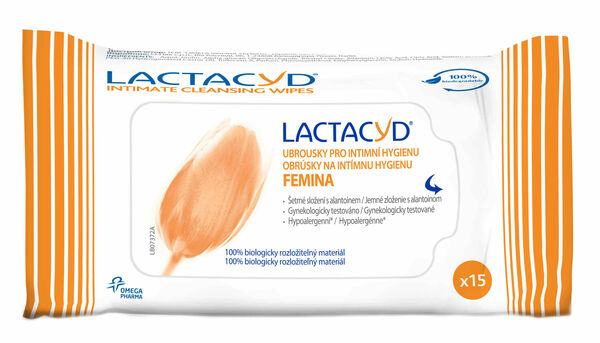 Lactacyd ubrousky Femina 15 ks porovnat ceny