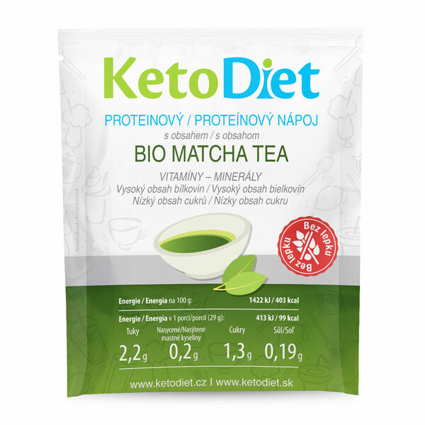KETODIET Proteinový nápoj Matcha Tea 7 porcí porovnat ceny