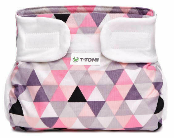 T-tomi  Ortopedické abdukční kalhotky - suchý zip, pink triangles 5-9kg porovnat ceny