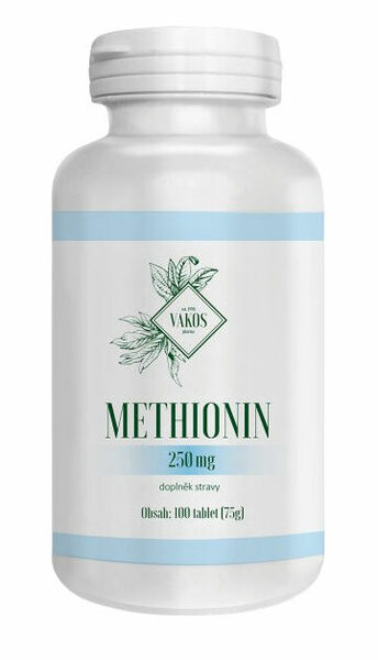Vakos Methionin 250mg 100 tablet porovnat ceny