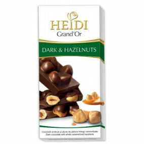 Čokoláda HEIDI GrandOr Dark&Hazelnuts 100 g porovnat ceny