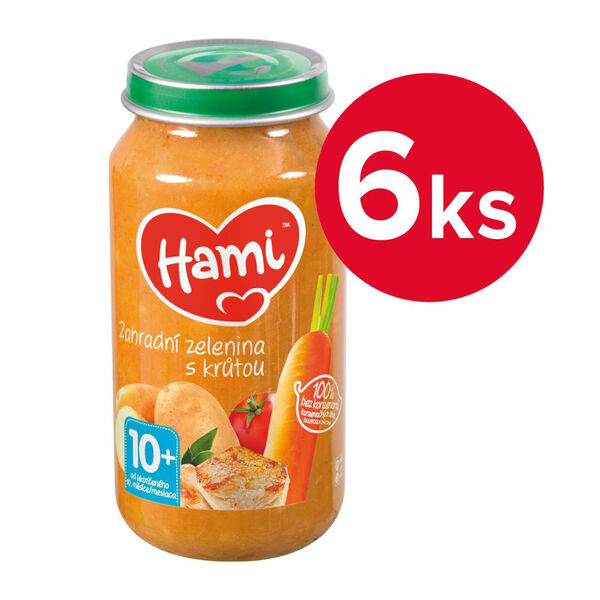 Hami Zahradní zelenina s krůtou 10m+ 6x250 g porovnat ceny