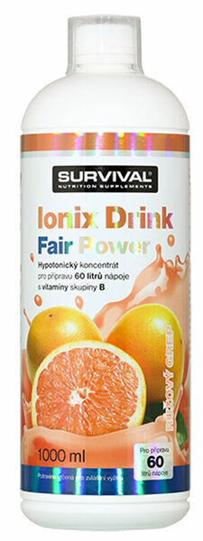 Survival Nutrition Ionix Drink Fair Power růžový grep 1000ml porovnat ceny