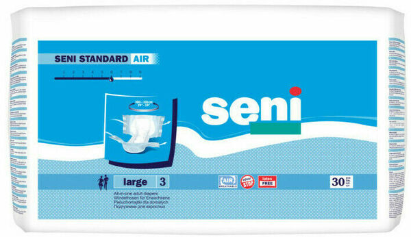 Seni Standard Air Large plenkové kalhotky 30ks porovnat ceny