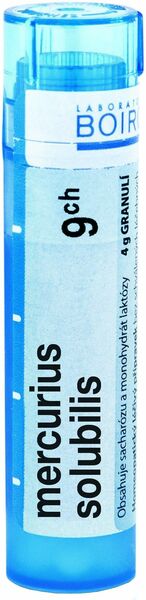 Boiron  Mercurius Solubilis CH9 granule 4g porovnat ceny