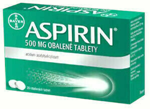 Aspirin 500mg 20 obalených tablet porovnat ceny