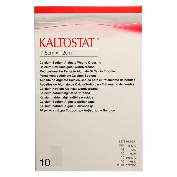 Krytí Kaltostat 7.5x12cm 10ks porovnat ceny