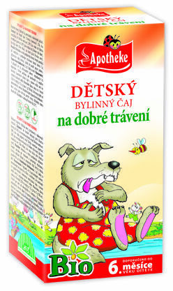 Apotheke Dětský čaj BIO dobré trávení 20x1.5g n.s. porovnat ceny