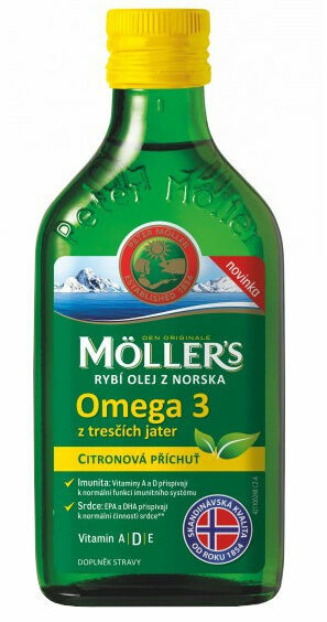 Möllers  Möller´s Omega 3 Citrón 250ml porovnat ceny