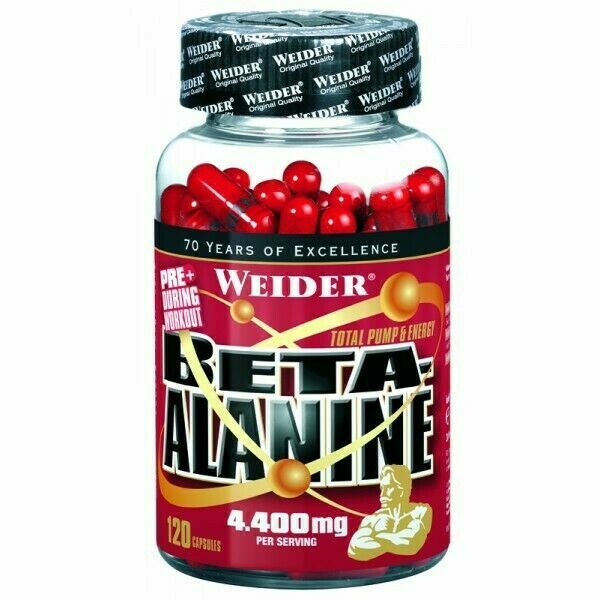 Weider, Beta-Alanine, 120 kapslí porovnat ceny