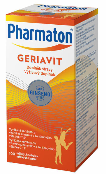 Pharmaton® Geriavit 100 měkkých tobolek porovnat ceny