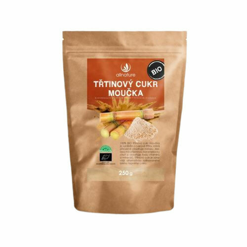 Allnature Cukr třtinový moučka BIO 250g porovnat ceny
