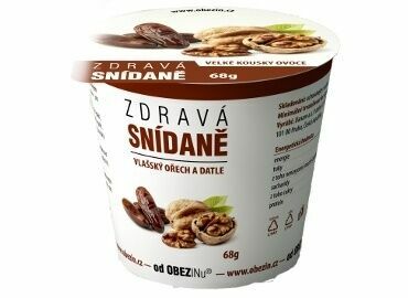 Obezin zdravá snídaně - Vlašský ořech a datle 78g porovnat ceny