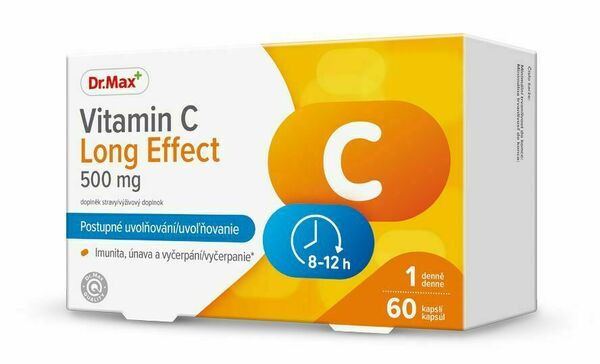 Dr.Max Vitamin C Long Effect 500 mg 60 kapslí porovnat ceny