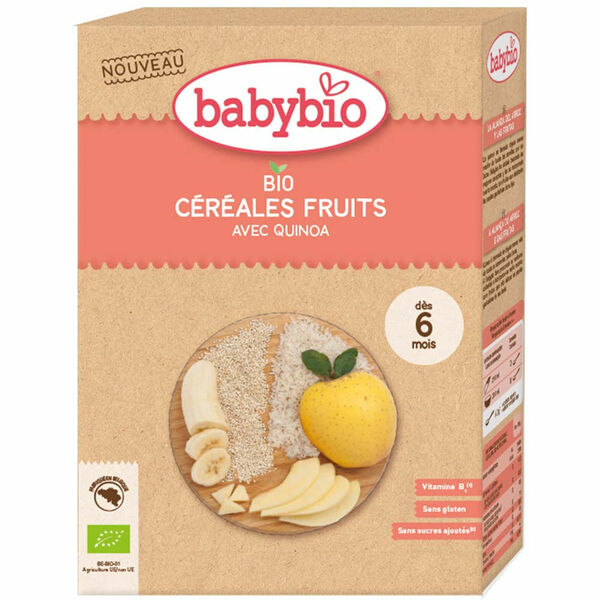 BABYBIO Nemléčná rýžová kaše s quinoou a ovocem BIO 200 g porovnat ceny