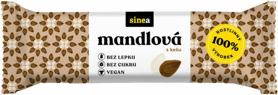 sinea Tyčinka mandlová s kešu 40g porovnat ceny