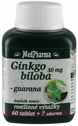 MedPharma Ginkgo biloba+Guarana 67 tablet porovnat ceny