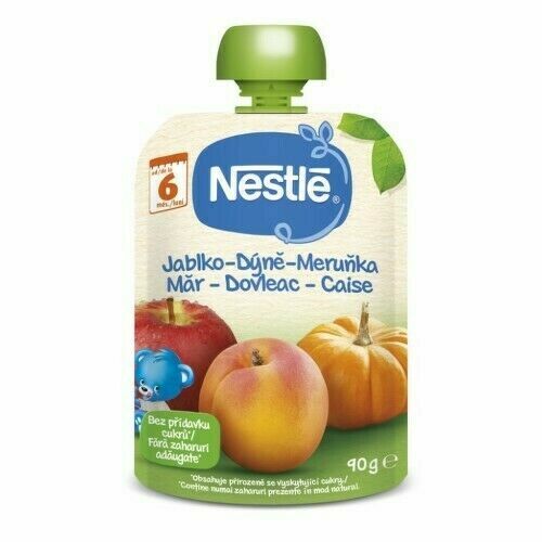 NESTLÉ kapsička ovocná Meruňka/Dýně/Jablko 90g porovnat ceny