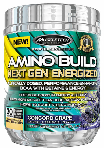 MuscleTech Amino Build Next Gen Energized concord grape 280g porovnat ceny