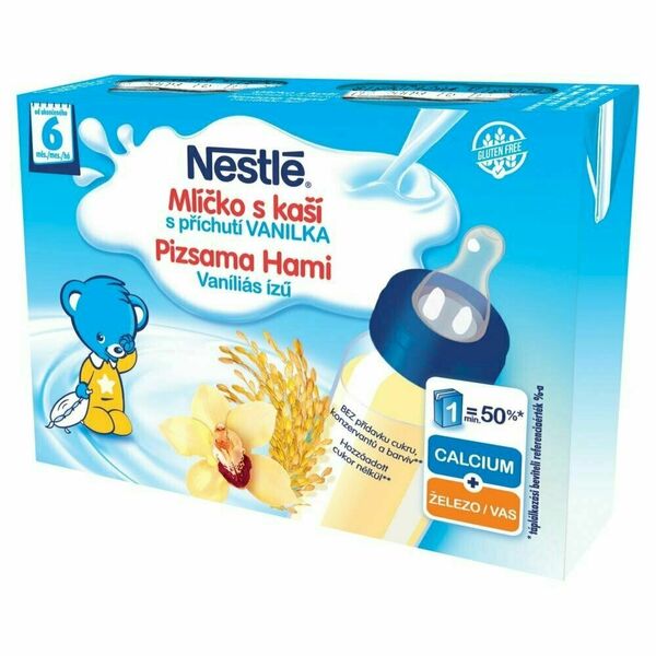 NESTLÉ Mlíčko s kaší Vanilkové 2x200 ml porovnat ceny