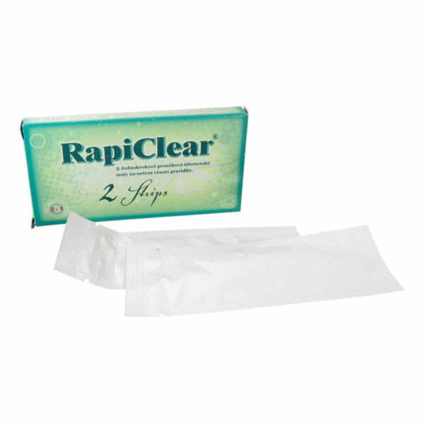Těhotenský test RapiClear 2 Strip 2ks porovnat ceny