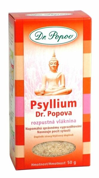 Dr.Popov Psyllium indická rozpustná vláknina 50g porovnat ceny