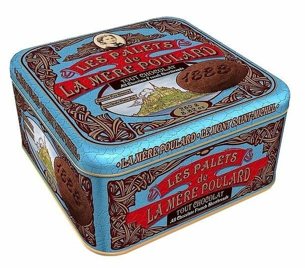 La Mére Poulard Coffret All chocolate French shortbread plech 250g porovnat ceny