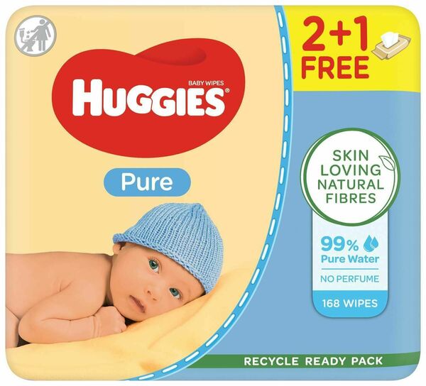 Huggies Pure Triplo 56x3ks porovnat ceny