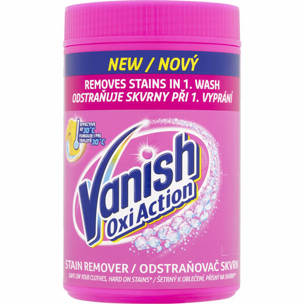 Vanish Oxi Action prášek na odstranění skvrn 625g porovnat ceny