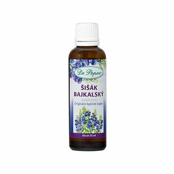 DR. POPOV Šišák bajkalský bylinné kapky 50 ml porovnat ceny