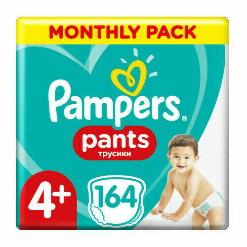 Pampers kalhotkové plenky Monthly Box 4+ 164ks porovnat ceny