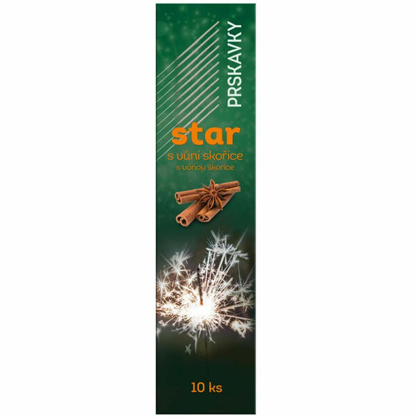 STAR Prskavky s vůní skořice 10 ks porovnat ceny