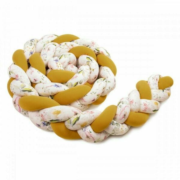 T-tomi Pletený mantinel 360 cm mustard + flowers porovnat ceny