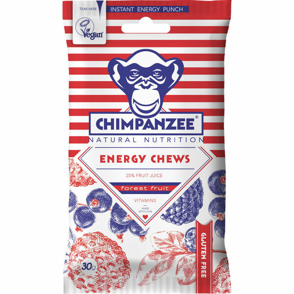 CHIMPANZEE  ENERGY CHEWS Forest Fruit 30g porovnat ceny