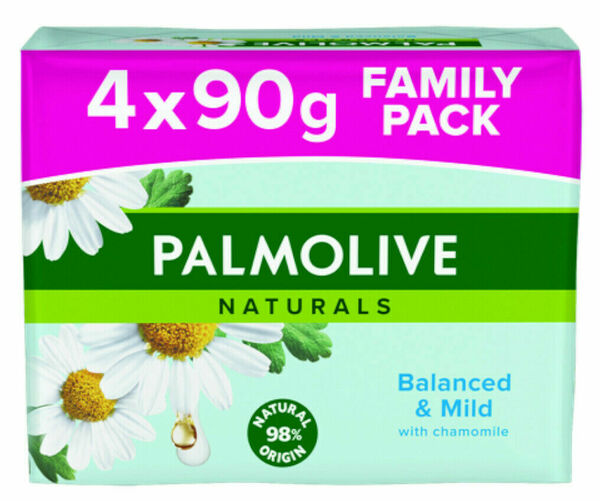 Palmolive mýdlo Heřmánek bílé 4x90g porovnat ceny