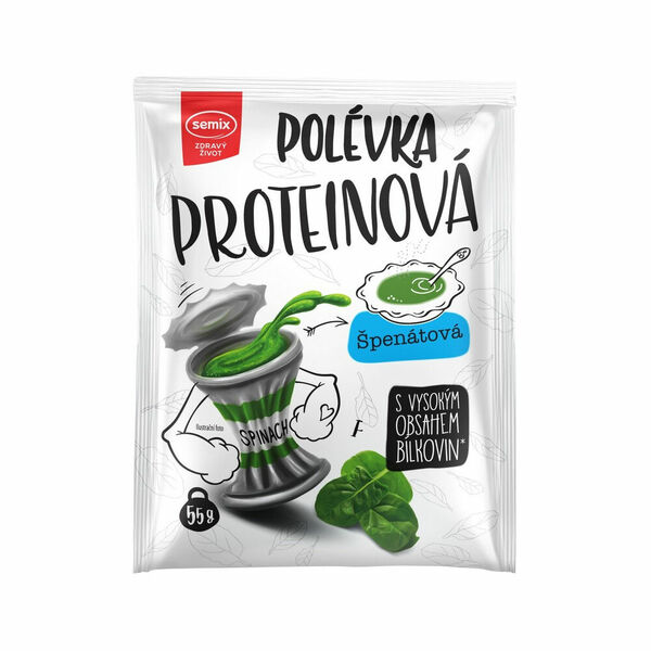 SEMIX Proteinová polévka se špenátem 55 g porovnat ceny