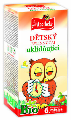Apotheke Dětský čaj BIO uklidňující 20x1.5g n.s. porovnat ceny