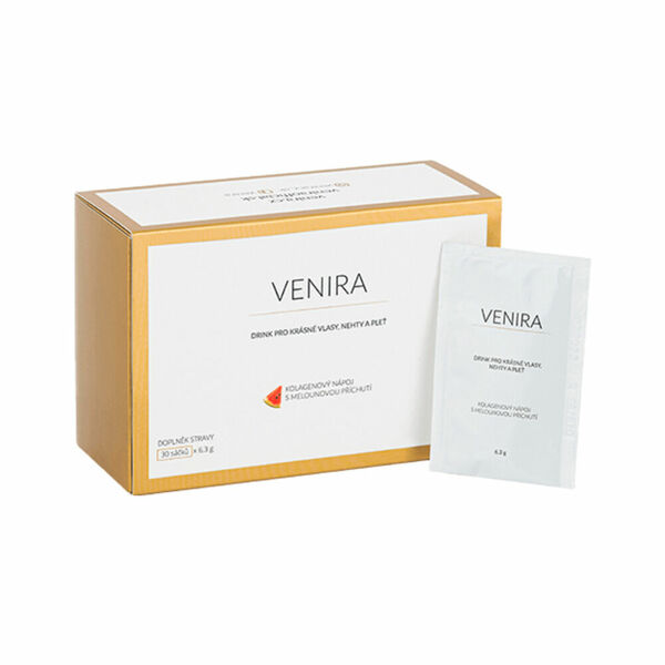 VENIRA Kolagenový nápoj s melounovou příchutí 30x 6,3 g porovnat ceny