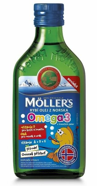 Mollers Omega 3 Ovocná příchuť 250ml porovnat ceny