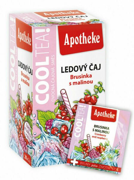 Apotheke CoolTea Brusinka s malinou čaj 20x2g porovnat ceny