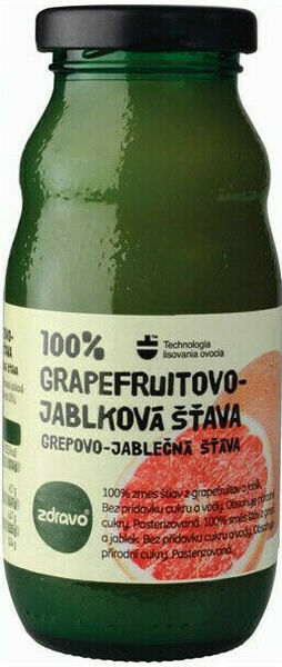 ZDRAVO Šťáva 100% grepovo-jablková 200ml porovnat ceny